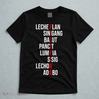 Filipino Lech Flan Sinigang Balut Pancit Lumpia Sisig Lechon Adobo T-Shirt thumb 5