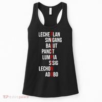 Filipino Lech Flan Sinigang Balut Pancit Lumpia Sisig Lechon Adobo Women's Tank Top thumb 0