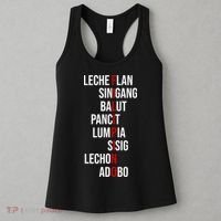 Filipino Lech Flan Sinigang Balut Pancit Lumpia Sisig Lechon Adobo Women's Tank Top thumb 3