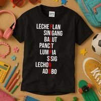 Filipino Lech Flan Sinigang Balut Pancit Lumpia Sisig Lechon Adobo Kids T-Shirt thumb 3