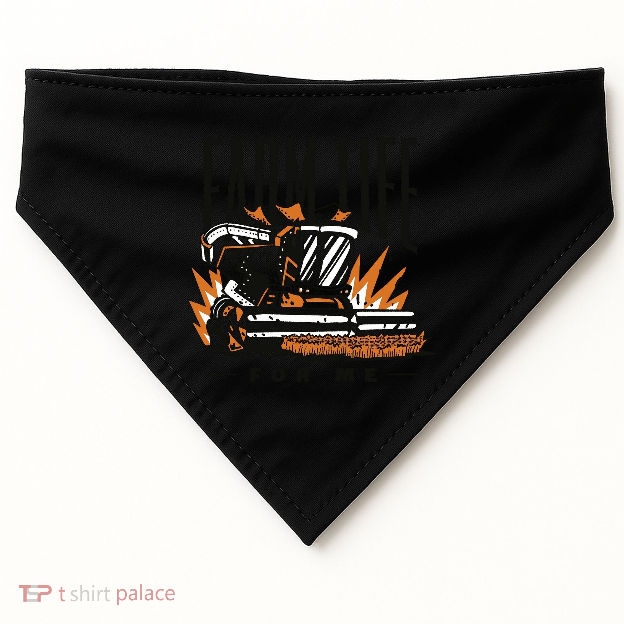 Farm Life For Me Tractor USA-Made Doggie Bandana
