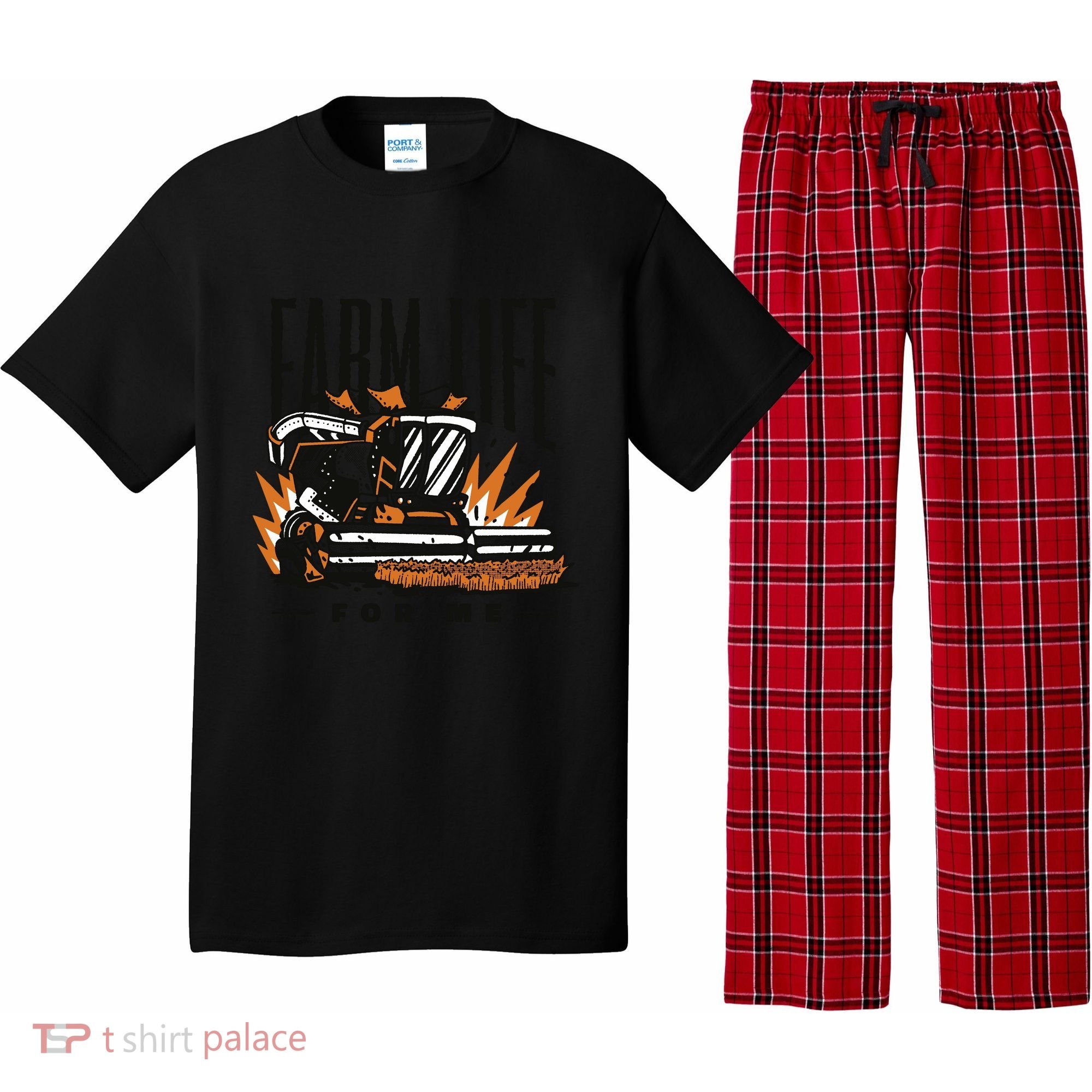 Farm Life For Me Tractor Pajama Set