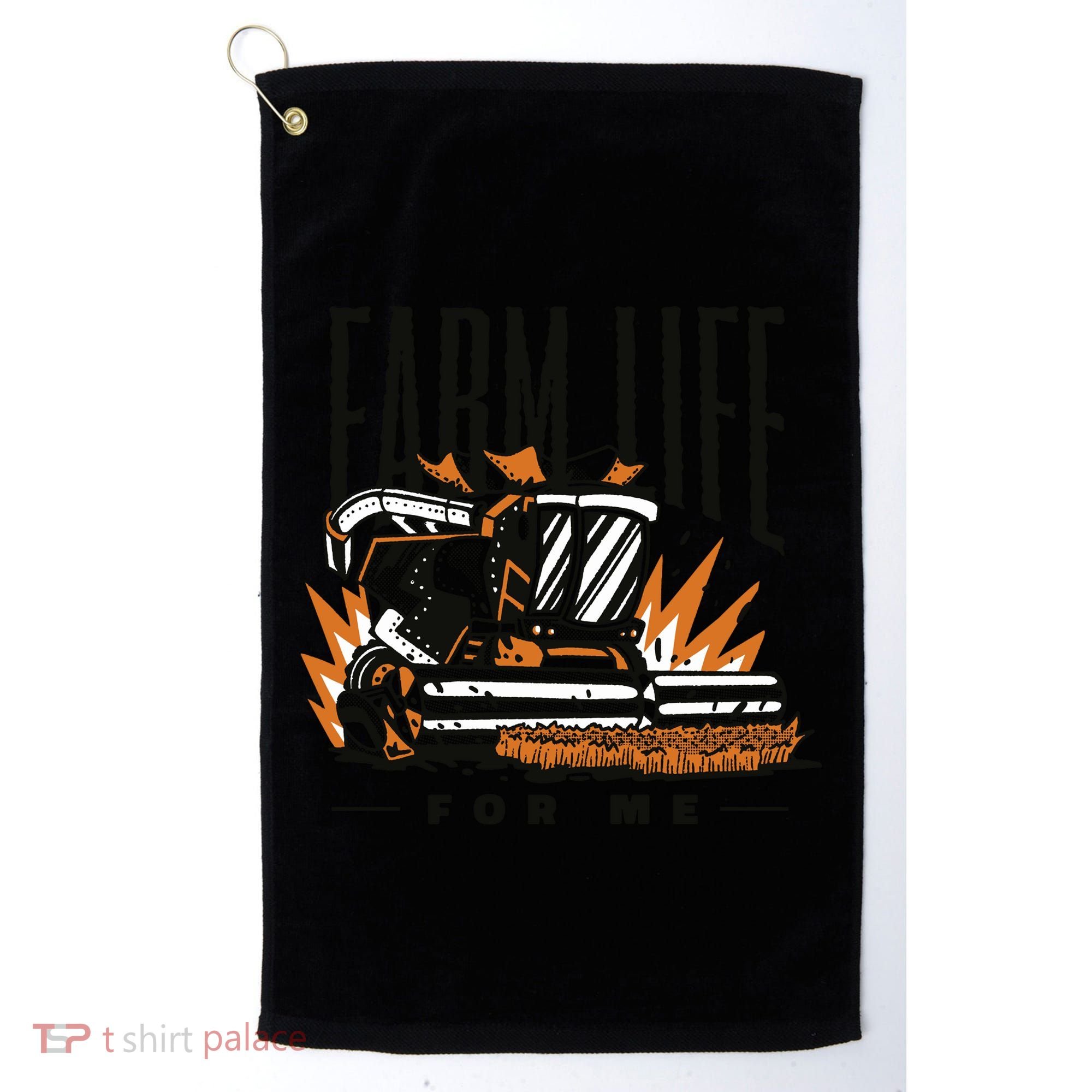 Farm Life For Me Tractor Golf Towel