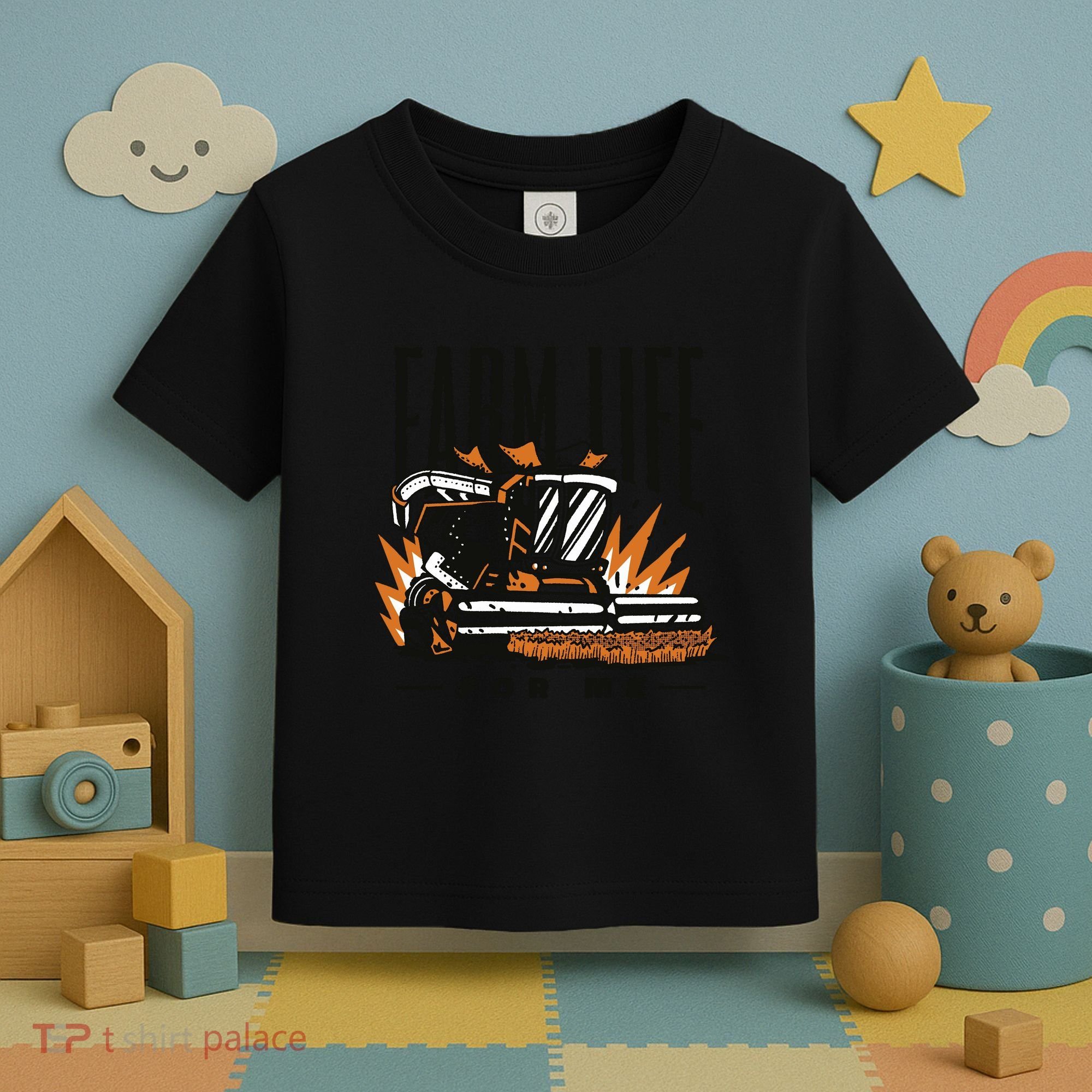 Farm Life For Me Tractor Toddler T-Shirt