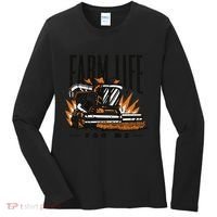 Farm Life For Me Tractor Women's Long Sleeve Shirt thumb 0
