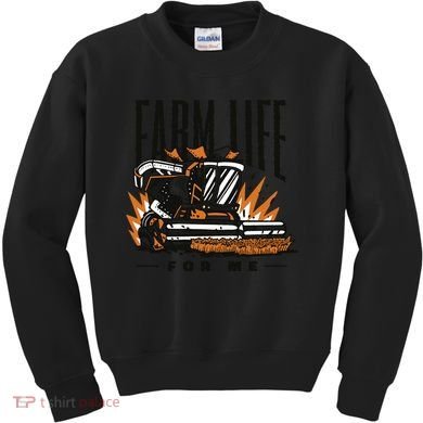 Farm Life For Me Tractor Kids Sweatshirt