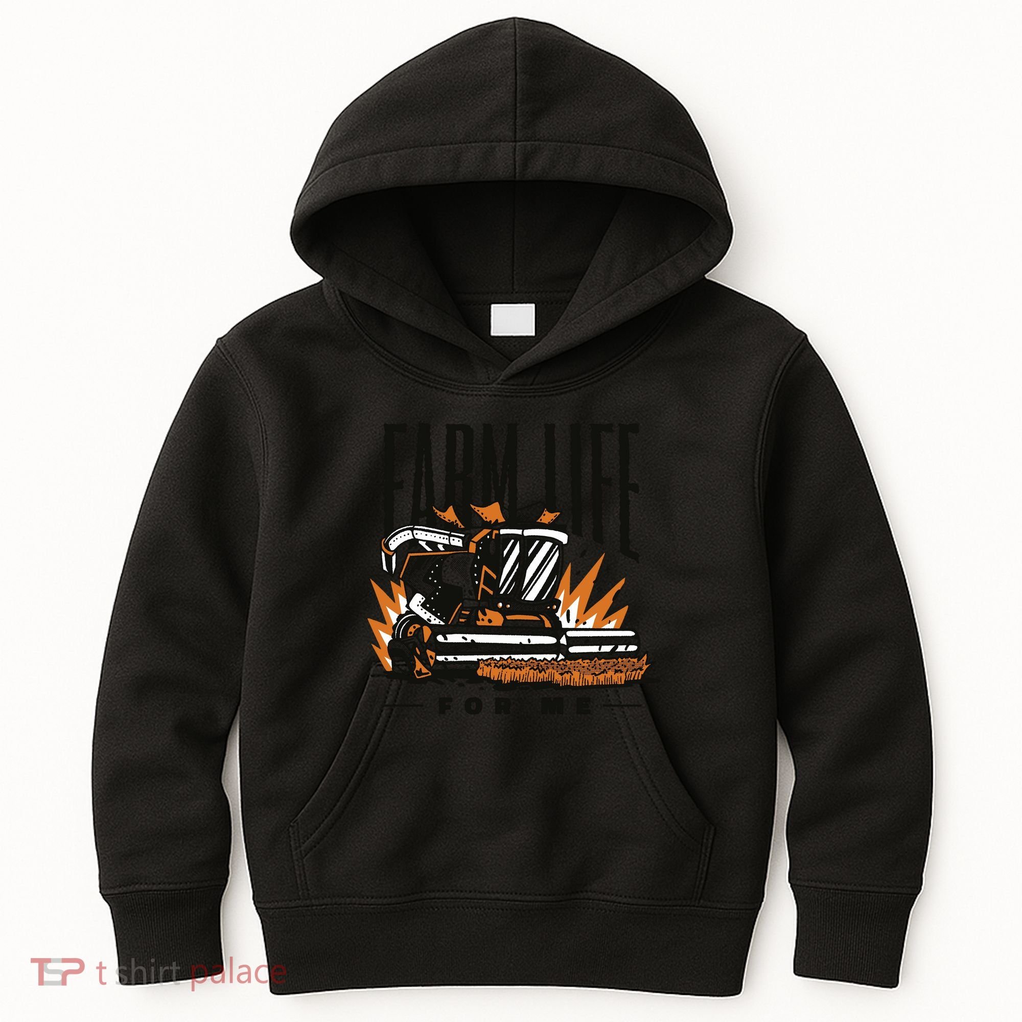 Farm Life For Me Tractor Kids Hoodie