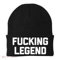 Fucking Legend Funny Gift Funny Saying Sarcastic Novelty Cool Gift Beanie thumb 0