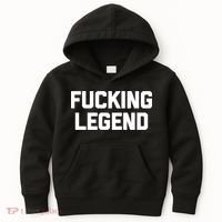 Fucking Legend Funny Gift Funny Saying Sarcastic Novelty Cool Gift Kids Hoodie thumb 0