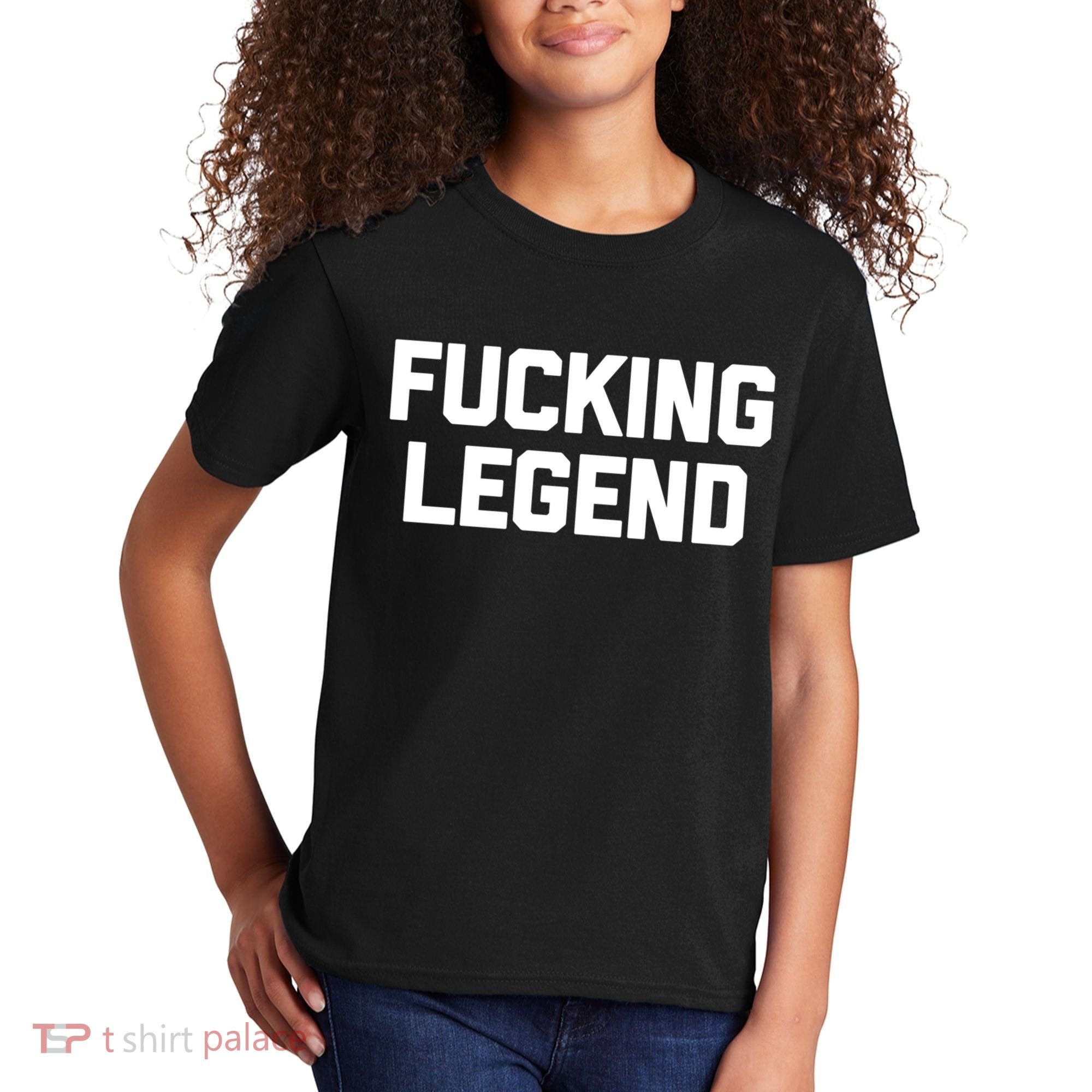Fucking Legend Funny Gift Funny Saying Sarcastic Novelty Cool Gift Kids T-Shirt