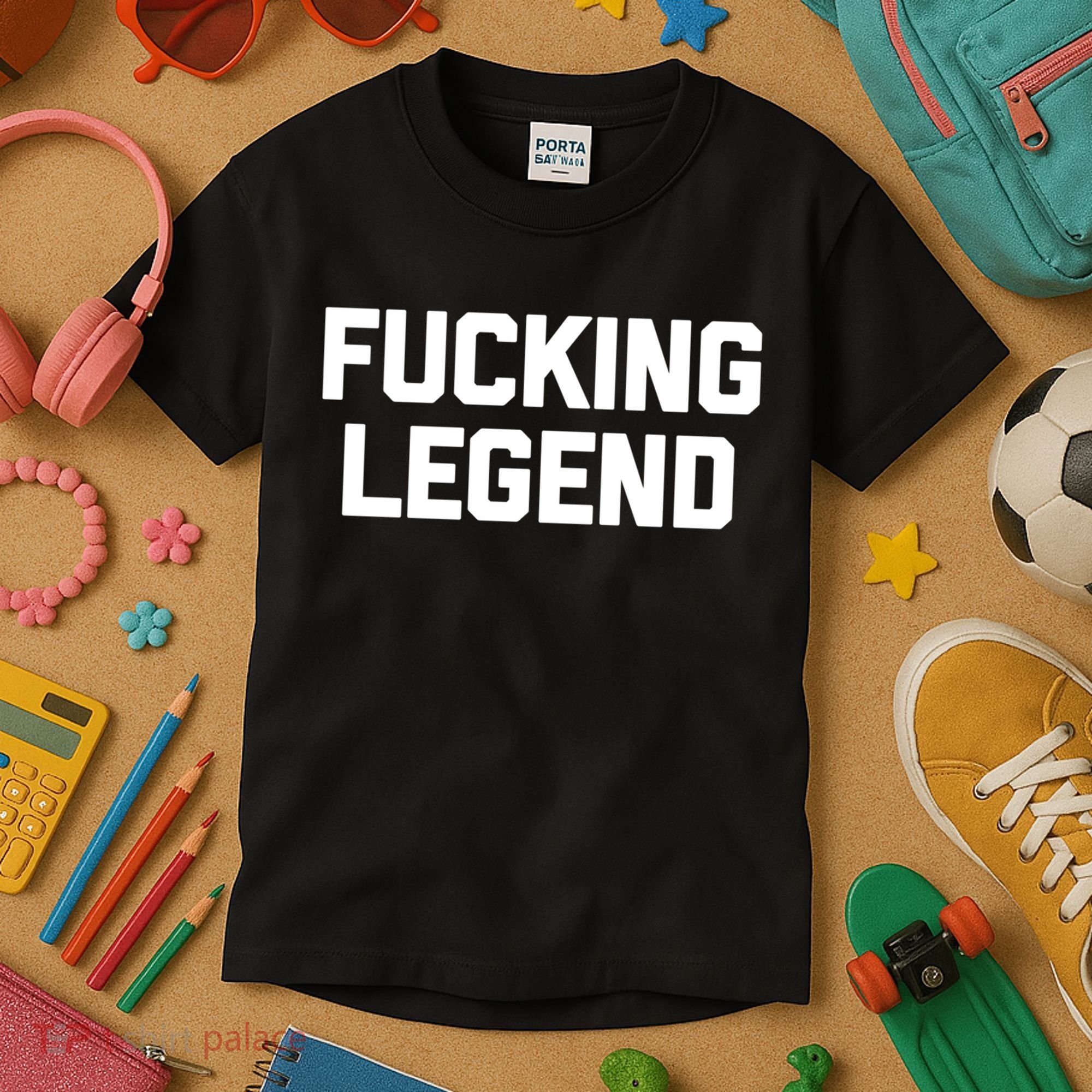 Fucking Legend Funny Gift Funny Saying Sarcastic Novelty Cool Gift Kids T-Shirt