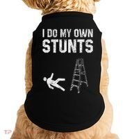 Funny Ladder Fall Gift Broken Bone Hand Get Well Soon Doggie Tank thumb 0