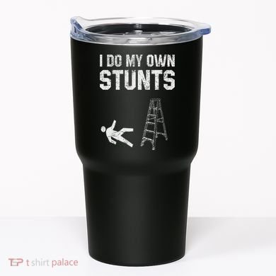 Funny Ladder Fall Gift Broken Bone Hand Get Well Soon Tumbler