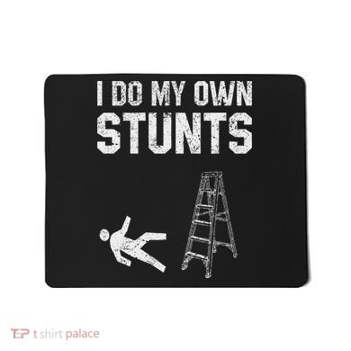 Funny Ladder Fall Gift Broken Bone Hand Get Well Soon Mousepad