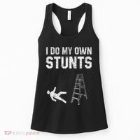 Funny Ladder Fall Gift Broken Bone Hand Get Well Soon Women's Tank Top thumb 0