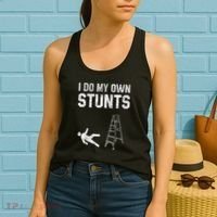 Funny Ladder Fall Gift Broken Bone Hand Get Well Soon Women's Tank Top thumb 2