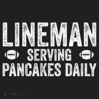 Football Lineman Funny Gift Serving Pancakes Daily Beanie thumb 2