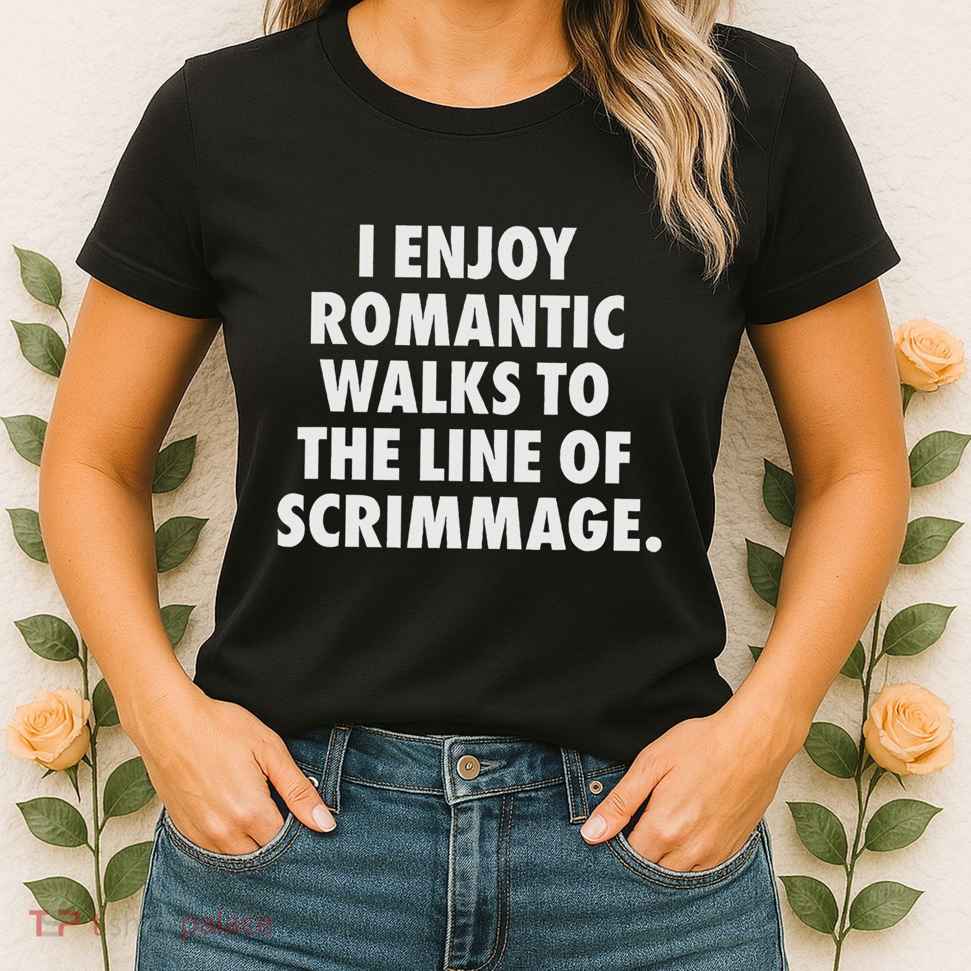 Football Lineman For Offensive Women's T-Shirt