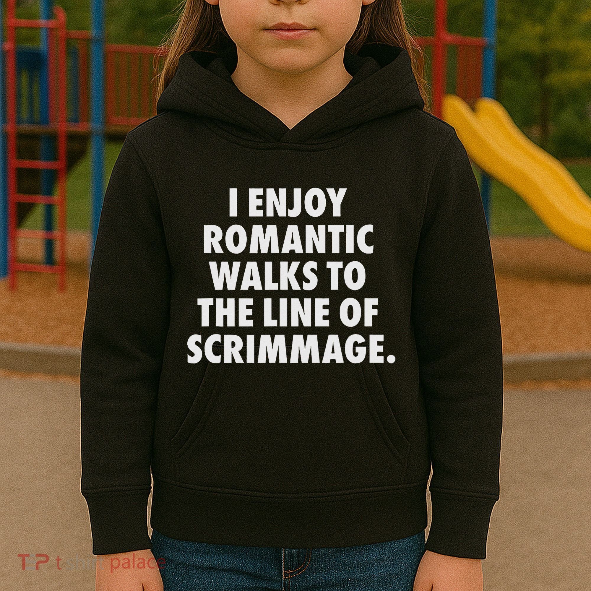 Football Lineman For Offensive Kids Hoodie
