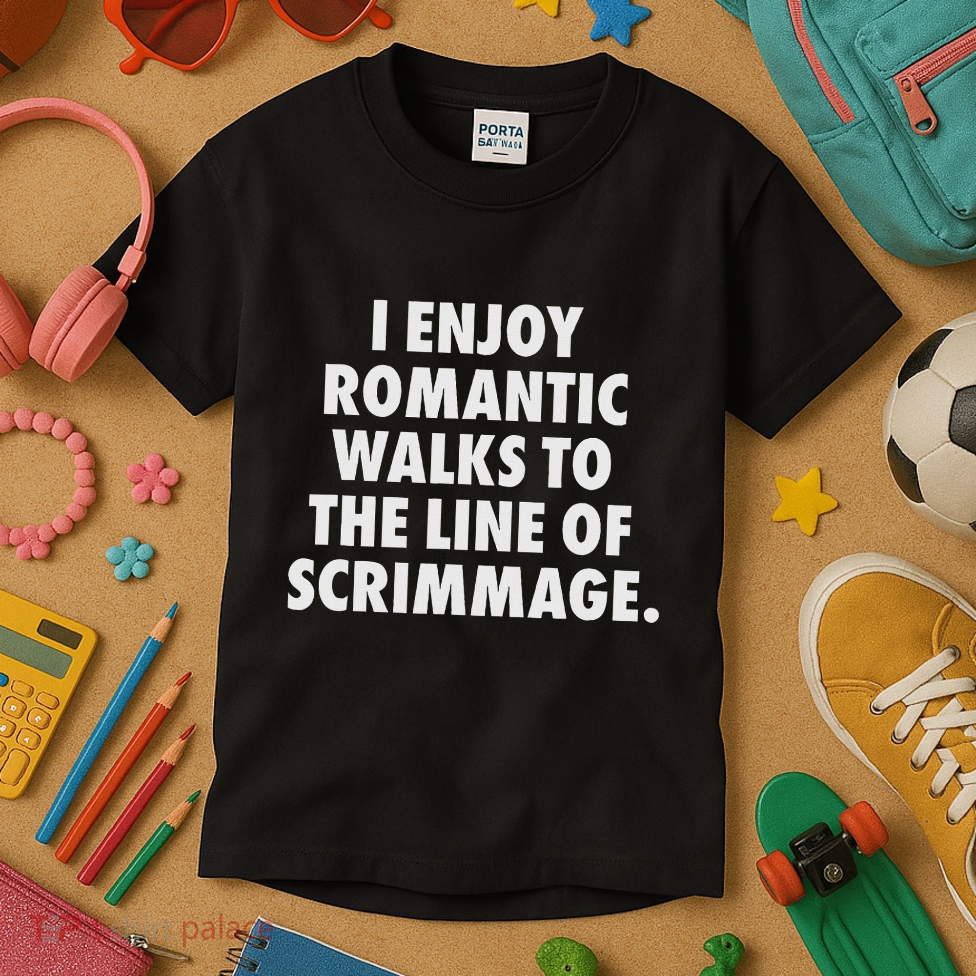 Football Lineman For Offensive Kids T-Shirt