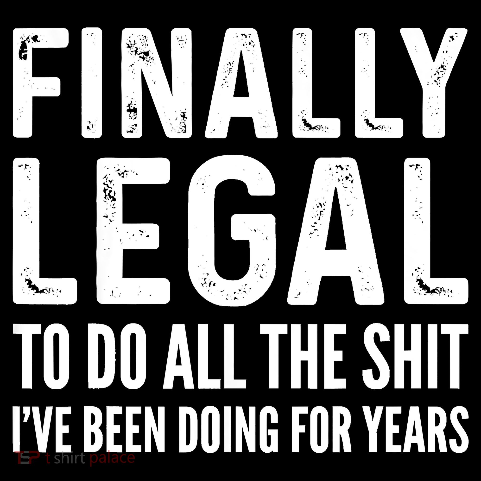 Finally Legal Funny 21st Birthday 2002 Gift Coffee Mug