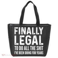 Finally Legal Funny 21st Birthday 2002 Gift Tote Bag thumb 0