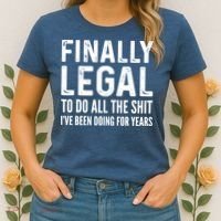 Finally Legal Funny 21st Birthday 2002 Gift Women's T-Shirt thumb 2