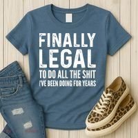 Finally Legal Funny 21st Birthday 2002 Gift Women's T-Shirt thumb 3