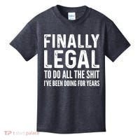 Finally Legal Funny 21st Birthday 2002 Gift Kids T-Shirt thumb 0