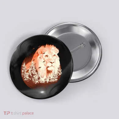Forest Lion Button
