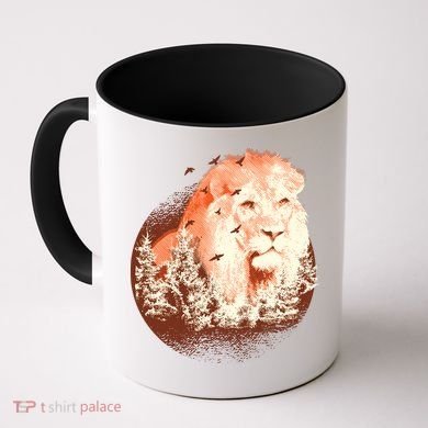 Forest Lion Coffee Mug