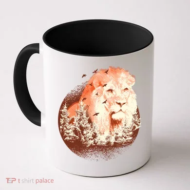 Forest Lion Coffee Mug