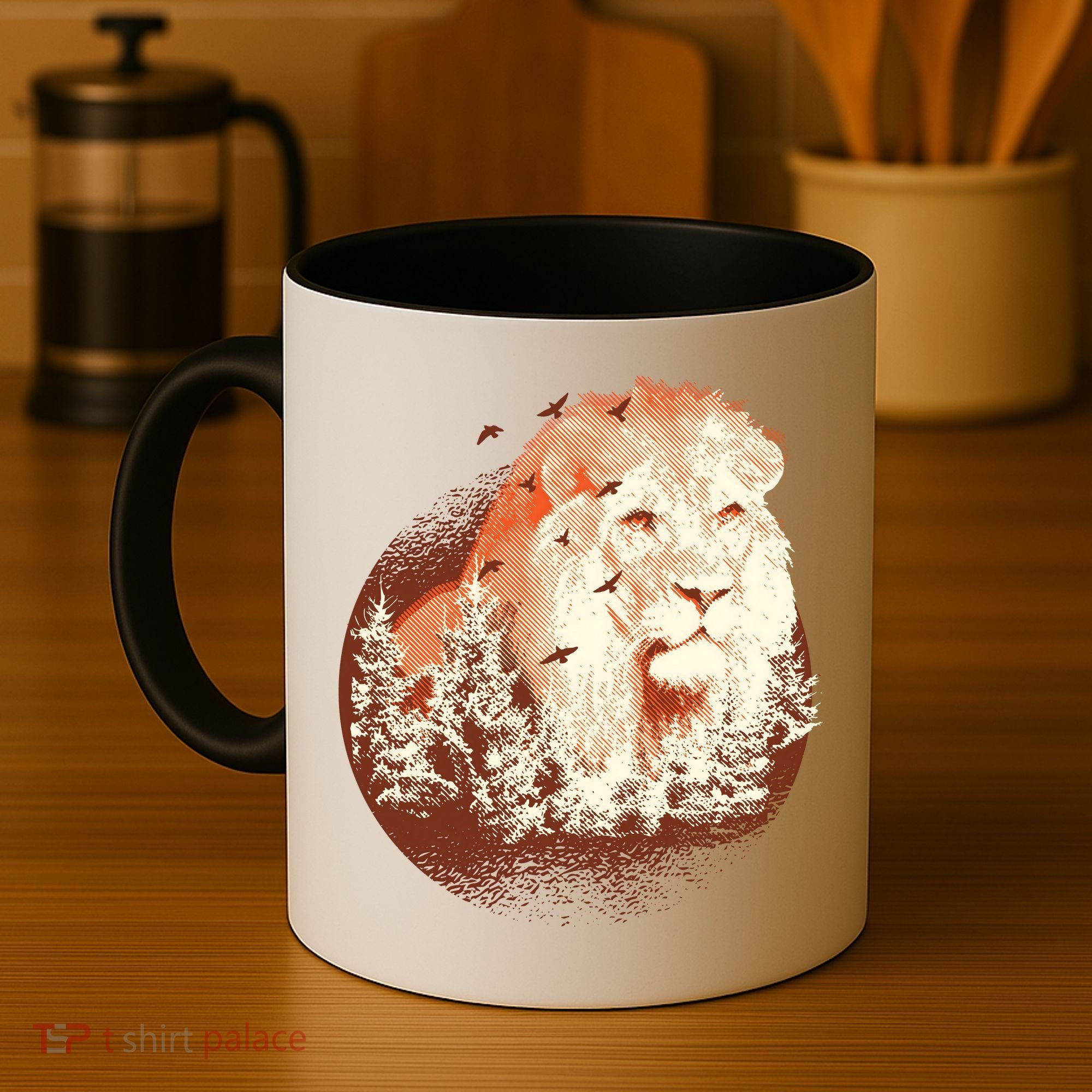 Forest Lion Coffee Mug