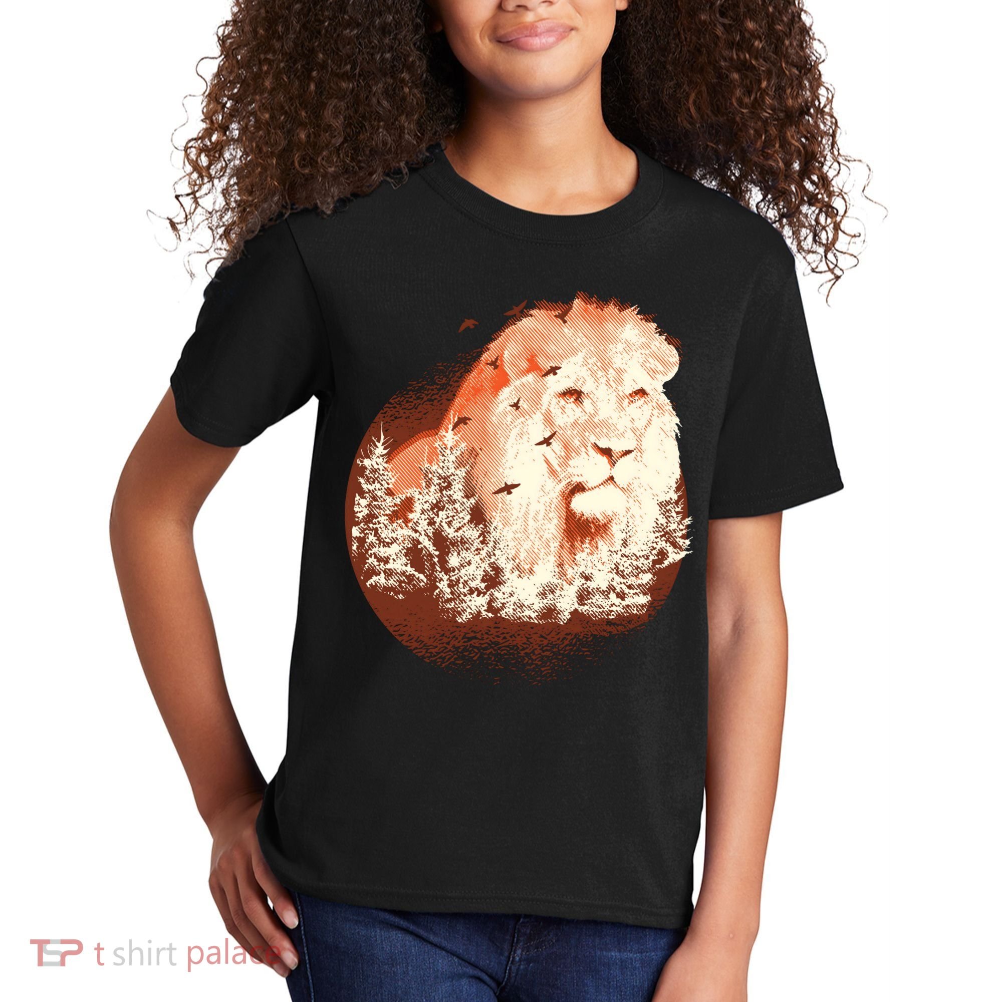 Forest Lion Kids T-Shirt