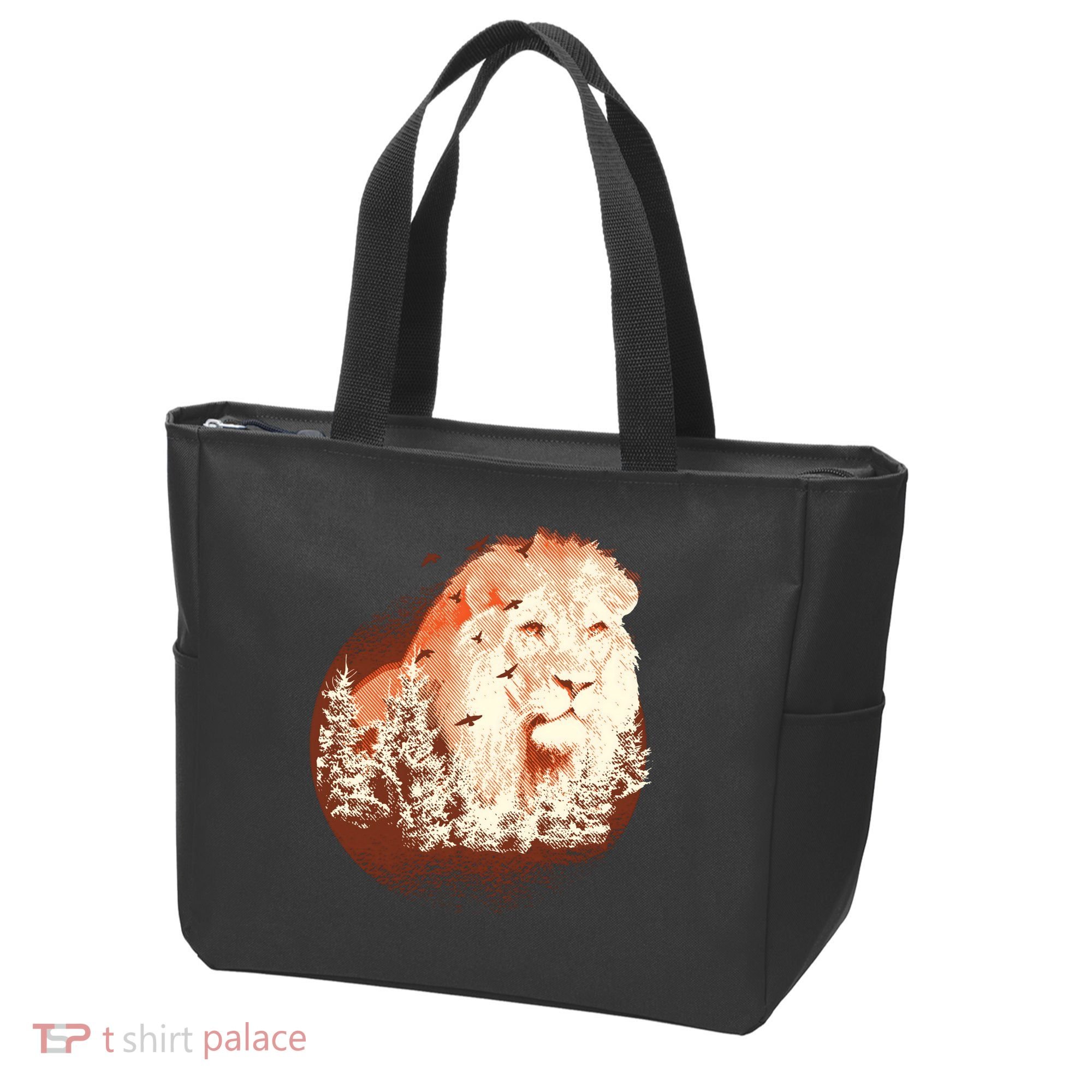 Forest Lion Tote Bag