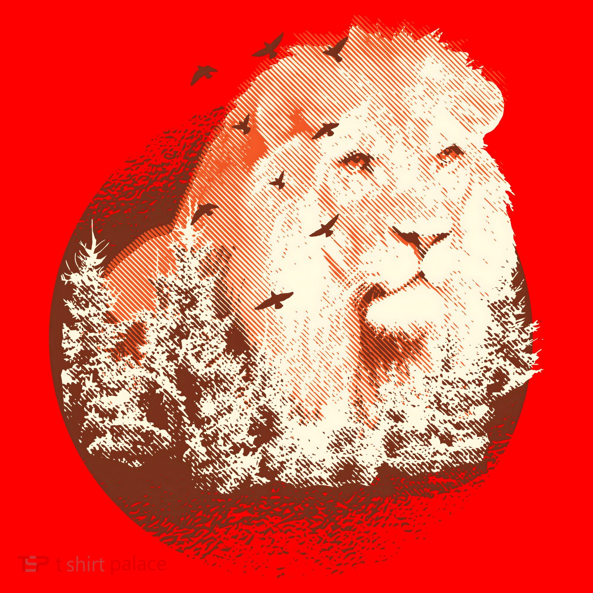 Forest Lion Santa Hat