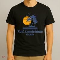 Fort Lauderdale Florida Gift Fl Beach Tourist Souvenir Usa T-Shirt thumb 3