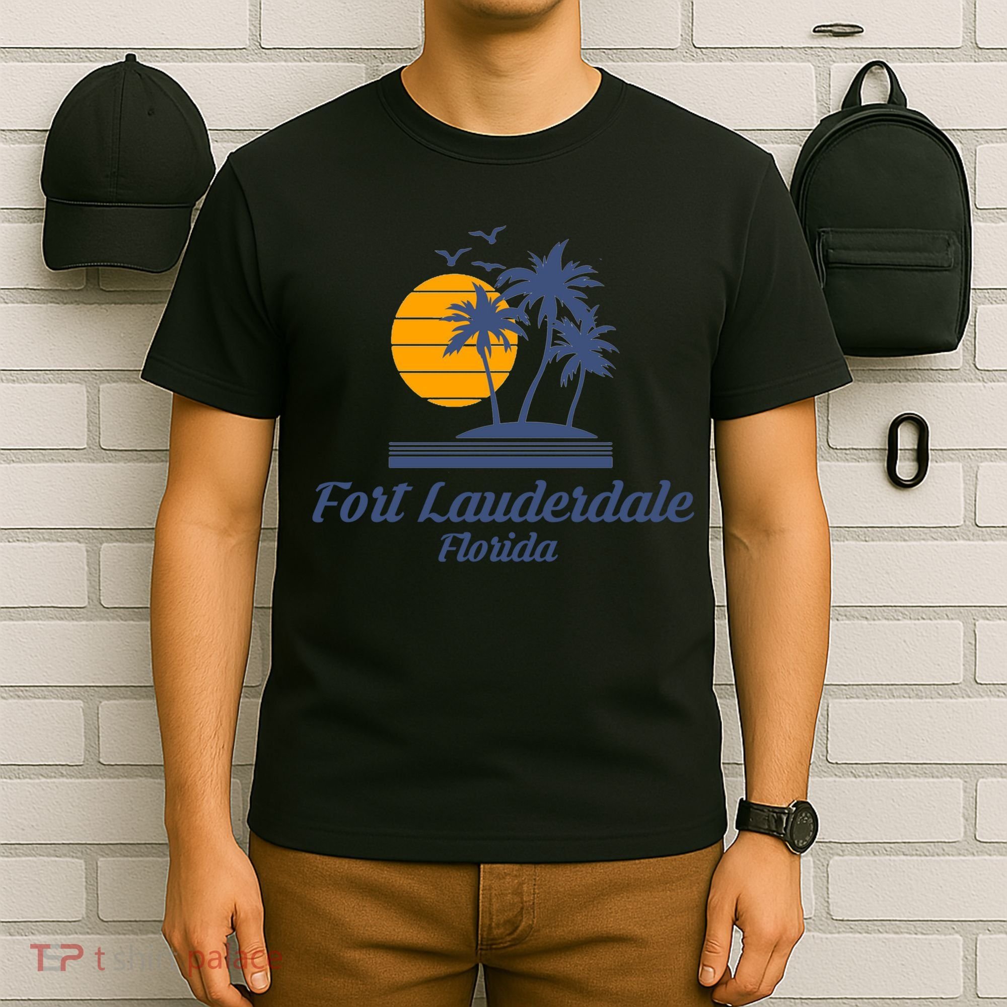 Fort Lauderdale Florida Gift Fl Beach Tourist Souvenir Usa T-Shirt