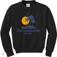 Fort Lauderdale Florida Gift Fl Beach Tourist Souvenir Usa Kids Sweatshirt thumb 0