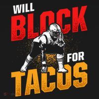 Football Lineman For Tacos Offensive Defensive Player Women's Hoodie thumb 2