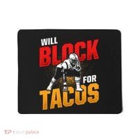 Football Lineman For Tacos Offensive Defensive Player Mousepad thumb 0