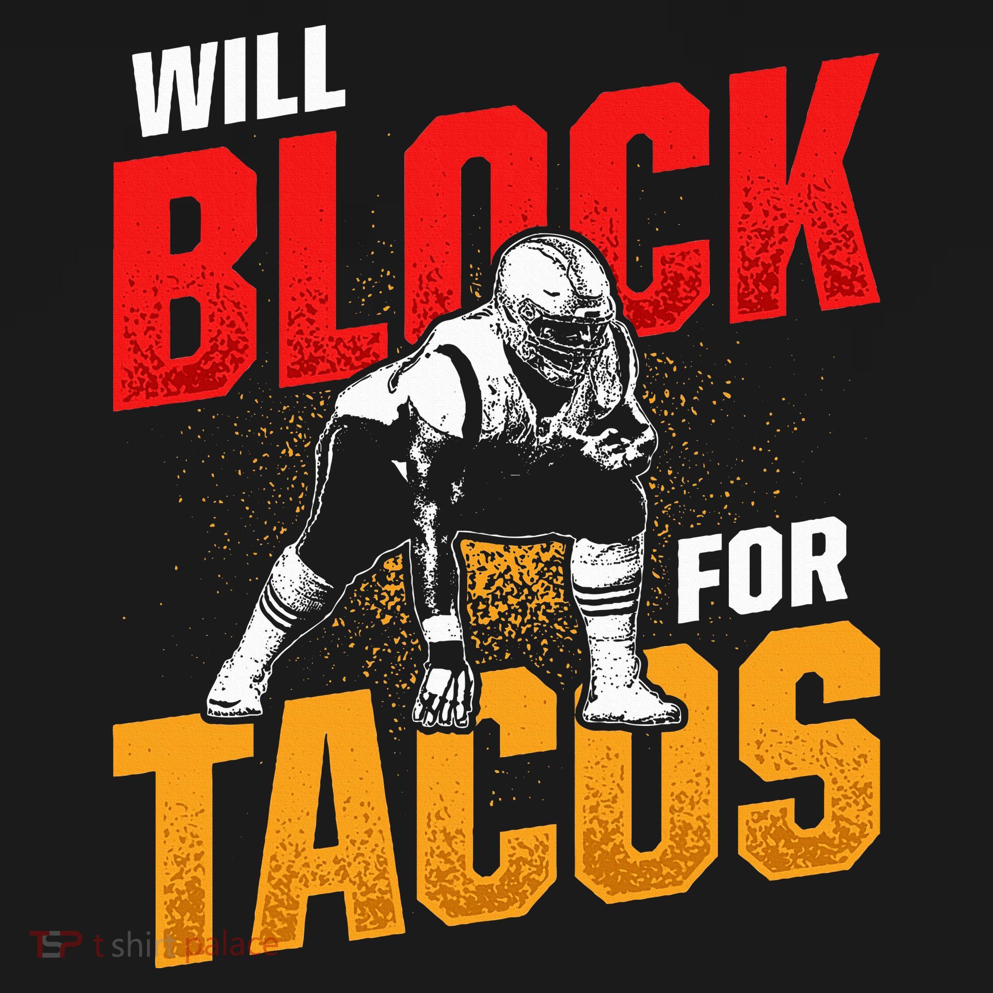 Football Lineman For Tacos Offensive Defensive Player Women's Tank Top