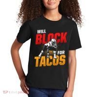 Football Lineman For Tacos Offensive Defensive Player Kids T-Shirt thumb 2