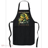 Fort Lauderdale Florida Vacation Cute Alligator Souvenir Apron thumb 0