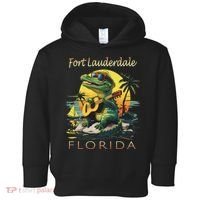 Fort Lauderdale Florida Vacation Cute Alligator Souvenir Toddler Hoodie thumb 0