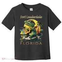 Fort Lauderdale Florida Vacation Cute Alligator Souvenir Toddler T-Shirt thumb 0
