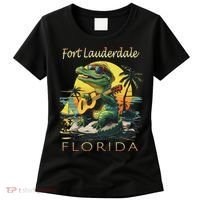 Fort Lauderdale Florida Vacation Cute Alligator Souvenir Women's T-Shirt thumb 0