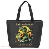 Fort Lauderdale Florida Vacation Cute Alligator Souvenir Tote Bag thumb 0