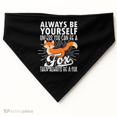 Fox Lover Funny Fox Tee Fox Gifts Fox USA-Made Doggie Bandana