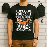 Fox Lover Funny Fox Tee Fox Gifts Fox T-Shirt thumb 6